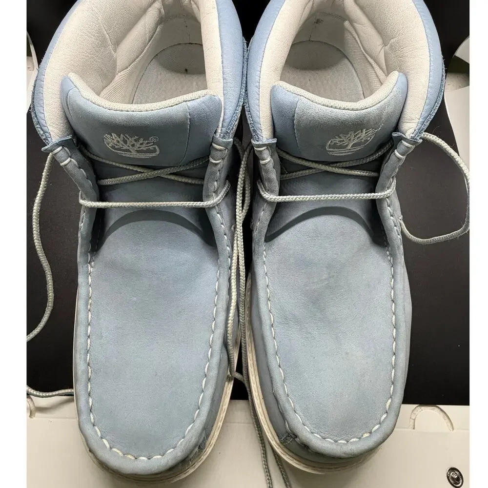 Light Blue Mens Timberland Boots Size 10M 45514